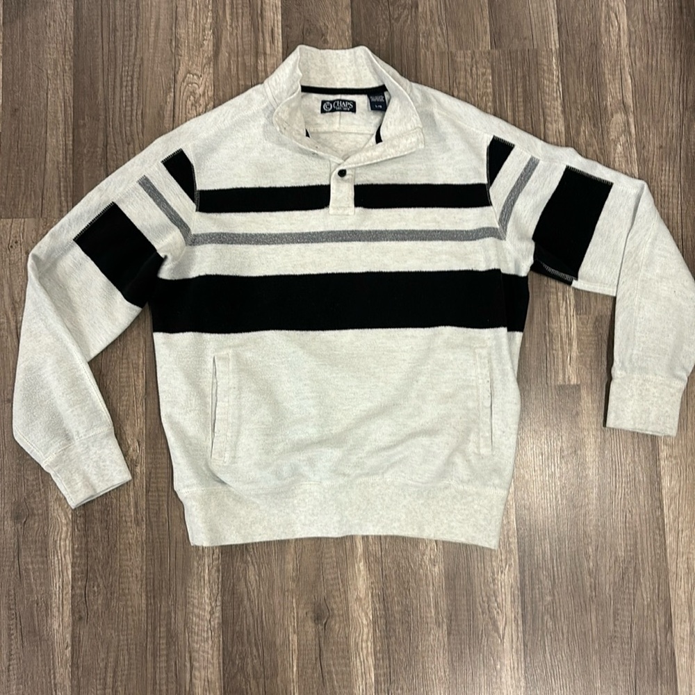 Chaps 1/4 button pullover